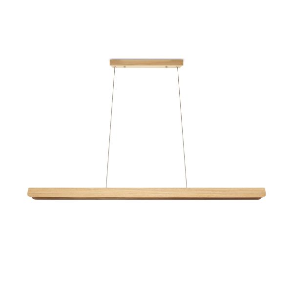 MD2436-NAT Lámpara de techo diseño nórdico 120 madera de haya natural