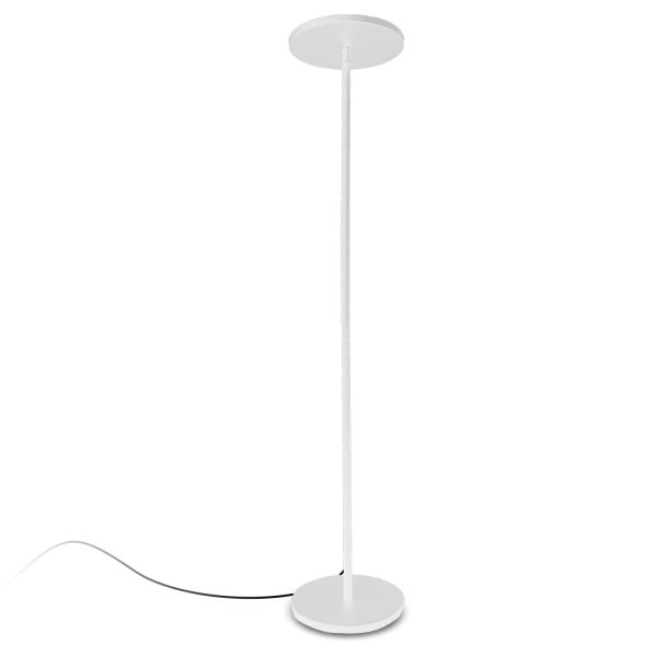 ML5001-WH Lámpara de pie diseño moderno 170 metal blanco pantalla basculante