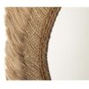 911152 Espejo decorativo de diseño étnico PULA 90 fibras naturales color beige