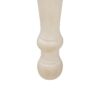 608771 Mesa de centro diseño vintage oriental madera de mango blanco tallas flores