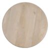 609717 Mesa de centro redonda diseño moderno madera blanco
