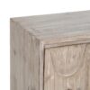 610043 Aparador gran tamaño diseño rústico moderno 200 madera reciclada blanco rozado tallas puertas