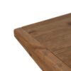 610212 Mesa de comedor diseño rústico nórdico 180 madera reciclada de pino acabado natural