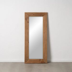 610219 Espejo de gran tamaño diseño rústico 180 marco de madera reciclada natural