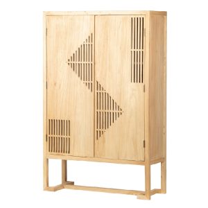 901027 Armario de diseño rústico oriental LOPBURI madera reciclada natural