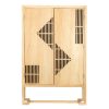 901027 Armario de diseño rústico oriental LOPBURI madera reciclada natural