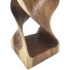 9470105 Mesa auxiliar cuadrada diseño rústico 30 tronco madera de suar formas curvas