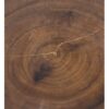 9470107 Mesa auxiliar redonda diseño rústico 30 tronco madera de suar