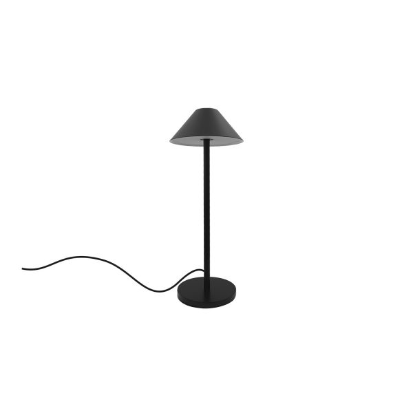 MT7015-BK Lámpara de sobremesa diseño moderno metal negro