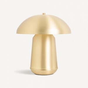 33433 Lámpara de sobremesa diseño Art Decó LENA hierro color oro