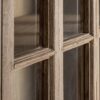 33509 Vitrina de diseño rústico vintage HUNTLY madera de teka y puertas acristaladas