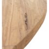 674200 Mesa de comedor redonda diseño rústico ORLANDO 160 madera reciclada de teka