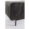 ORISSA NEGRO Mueble de televisión diseño moderno 172 madera de mango puertas talladas