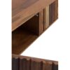 11844 Mueble de televisión diseño moderno 170 madera de acacia con tallas y patas torneadas