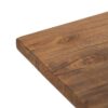 611043 Mesa de comedor de gran tamaño diseño nórdico rústico 180 madera acabado natural