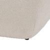 611282 Sillón butaca diseño moderno formas redondeadas y tapizado blanco