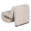 611320 Sillón de diseño moderno formas irregulares y tapizado beige