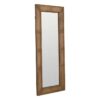 611522 Espejo de gran tamaño diseño vintage 153 marco de bambú natural