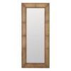 611522 Espejo de gran tamaño diseño vintage 153 marco de bambú natural
