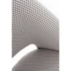 11054 Silla de diseño moderno patas madera y tapizado nido de abeja gris