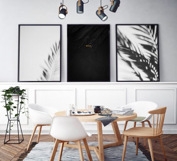 Conjunto de cuadros de diseño moderno a medida Q4ATTRO B SHADOW 180