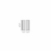 MB4007-BK Aplique lámpara de pared diseño vintage 44 prisma metal y cristal estriado