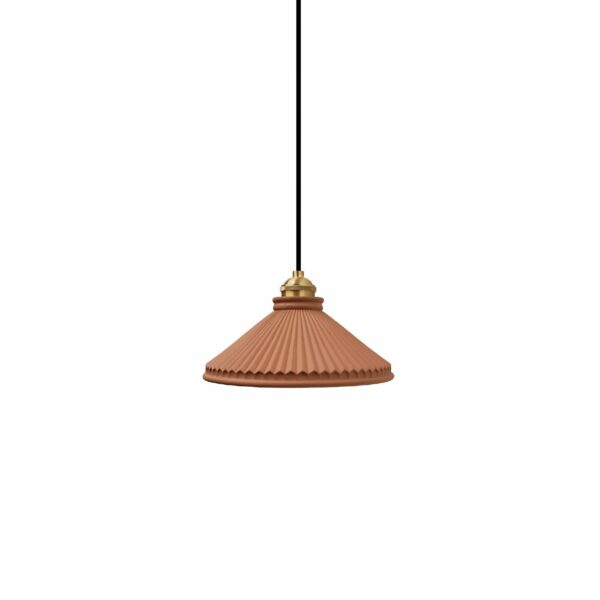 MD4630-TE Lámpara de techo diseño vintage 24 pantalla cemento color teja