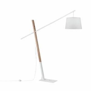 ML2262-WH Lámpara de pie diseño nórdico moderno 227 madera y metal blanco