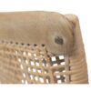 800104 Silla de diseño vintage madera de abedul y ratán natural