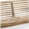9172 Banco para exterior diseño rústico 130 madera de teka acabado natural