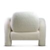 624101 Sillón de diseño moderno MIA formas redondeadas tapizado bouclé lana