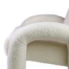 624101 Sillón de diseño moderno MIA formas redondeadas tapizado bouclé lana