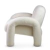 624101 Sillón de diseño moderno MIA formas redondeadas tapizado bouclé lana