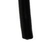 612655 Silla de diseño vintage madera de olmo color negro con ratán