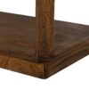 612690 Estantería baja de diseño vintage 160 madera de mango marrón