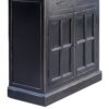 6180102 Vitrina de diseño vintage CORDOBA 100 madera negro envejecido puertas cristal