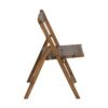 613248 Silla plegable de diseño vintage madera de teka y hojas de abacá