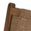 613259 Butaca de diseño nórdico y vintage madera de teka acabado natural y malla