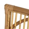 614057 Silla de diseño vintage estructura de fibras naturales con cojín