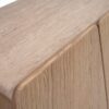 DRESDE Aparador de diseño moderno 190 madera roble claro puertas formas asimétricas