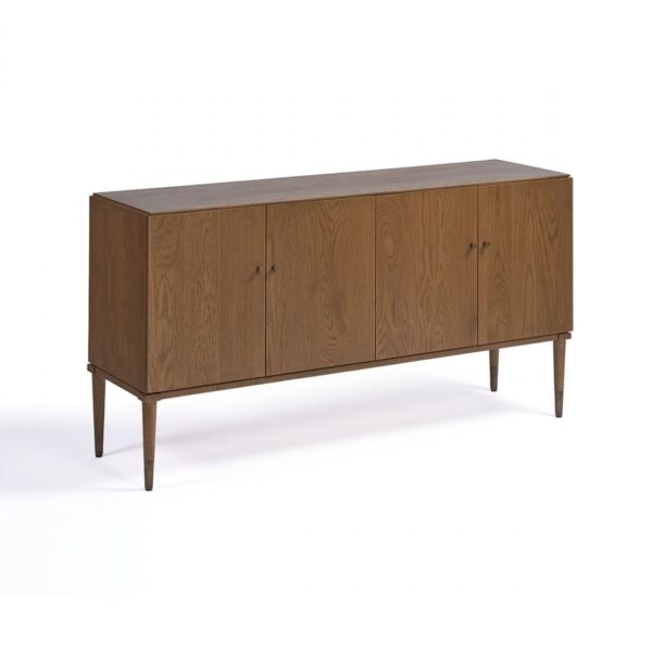 VERMONT Aparador de diseño nórdico y moderno 160 madera de roble natural