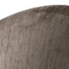 614003 Silla de diseño moderno patas hierro negro y tapizado color taupe