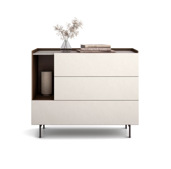 Cómoda de diseño nórdico minimalista LOTO 100 patas altas diferentes acabados