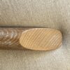 LUCA Silla diseño nórdico moderno madera de roble y lino beige
