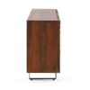 11482 Aparador de diseño rústico industrial 177 madera de mango relieve puertas