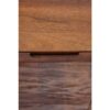11483 Mueble de televisión de diseño rústico industrial 180 madera de mango relieve puertas