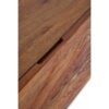 11483 Mueble de televisión de diseño rústico industrial 180 madera de mango relieve puertas
