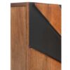 11488 Aparador de diseño moderno 160 madera de mango natural tallas rayas negro