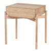 418027 Mesita de noche diseño nórdico 54 madera con cajón