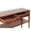 6110110 Consola de diseño colonial OPORTO 120 madera de caoba